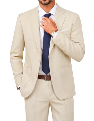 PJ PAUL JONES Anzug Herren 2 Teilig Slim Fit Business Hochzeit Suit jacket | Sakko Herren Sportlich,Anzughose mit Gummibund