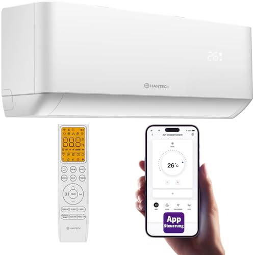 HANTECH H-PRO Multi Split Klimaanlage in verschiedenen Farben und Stärken (Inneneinheit weiß, 9000 BTU)