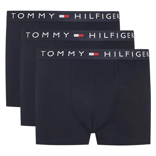 Tommy Hilfiger Herren Boxershorts Trunks Unterwäsche, Blau (des Sky/des Sky/des Sky), M