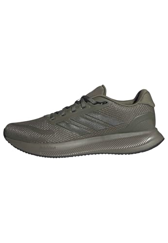 adidas Herren Runfalcon 5 Running Shoes, Olive Strata/Shadow Olive/Core Black, 46 EU