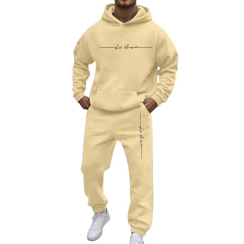 Jogginganzug Herren Hausanzug Herren Jogginganzug Baumwolle Sets Streatwear Trainingsanzüge Für Jogginganzüge Jogger Set Männer Jogging Anzug Winter Trainingsanzug Warm Sport Hoodie Baggy Jogginghose