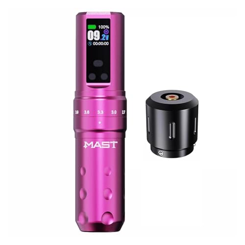 Mast Fold2 Pro Kabellose Tattoo Maschine Pen Rotativ 7 Hublängen 2000mAh