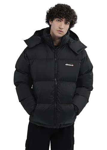 ellesse Herren Monterosa Padded Jacket Jacke, Schwarz, L