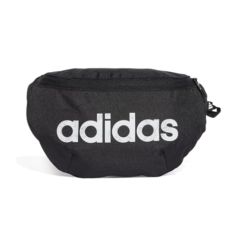 adidas Unisex Daily BUMBAG, Black/White, One Size