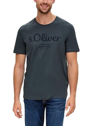 s.Oliver Baumwoll-T-Shirt mit Logo-Print