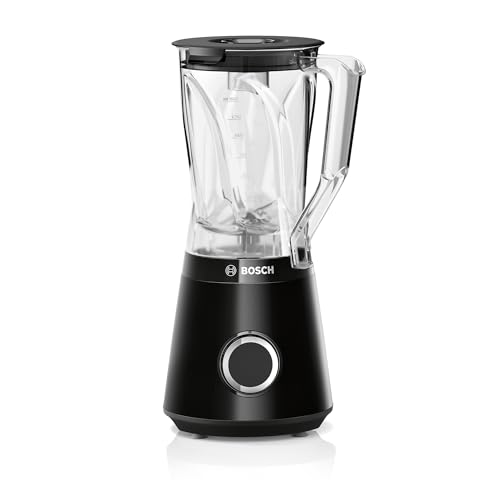 Bosch Standmixer VitaPower Serie 4 MMB6141B, Edelstahl-Klingen Made in Germany, 1,5l Tritan-Mixbehälter, spülmaschinengeeignete Teile, 30,000 U/min, 1200 W, schwarz