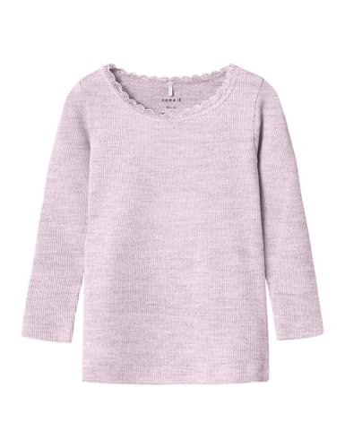 Name IT Mädchen Nmfkab Ls Top Noos T Shirt 13198042,Sweet Dreams,110