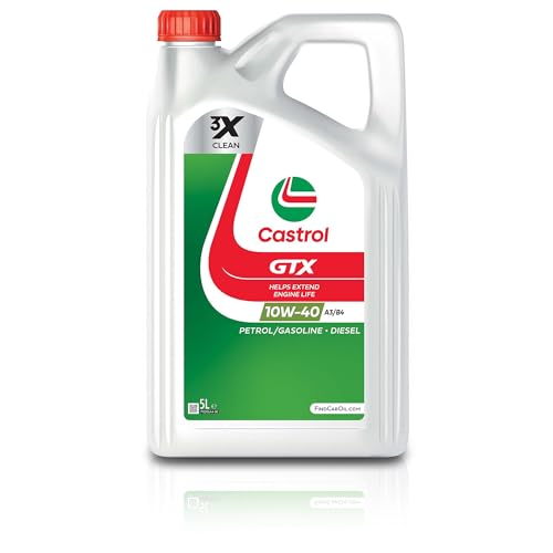 Castrol GTX 10W-40 A3/B4 Motoröl, 5L