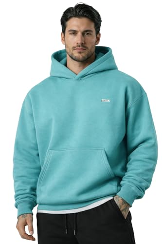 SMILODOX Dawson Hoodie Herren - Oversize Kapuzen Pullover - Langarm Hoody Sweatshirt, Optimal für Sport, Streetstyle und Alltag, Bequem und Vielseitig Kombinierbar