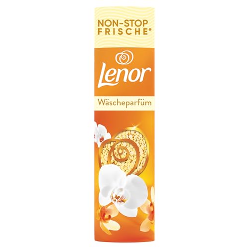 Lenor Wäscheparfüm Goldene Orchidee 275g, Non-Stop Frische Für Bis Zu 12 Wochen Im Schrank