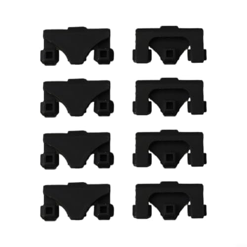 MIKMLYZE Antihaft Grillpfanne für Hei?luftfritteuse, 23x24 cm, Kohlenstoffstahl Crisper Platte mit für griff, spülmaschinenfest, perforiertes Design für gleichm??ige Hitze(8 Packs/1 Set Air Fryer