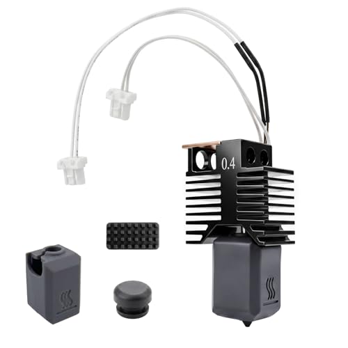 Hotend-Kit für Snapmaker U1 mit vorinstallierter 0,4-mm-Düse aus gehärtetem Stahl und 24 V 48 W, 3D-Drucker-Schnellwechsel-Druckkopf-Hotend-Kit mit Keramikheizung für Snapmaker U1