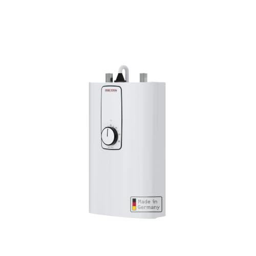 STIEBEL ELTRON elektronischer Kompakt Durchlauferhitzer DCE 11/13 kW für die Küche, Made in Germany, Festanschluss 400 V, solargeeignet, Untertischmontage, VDE geprüft, 230770