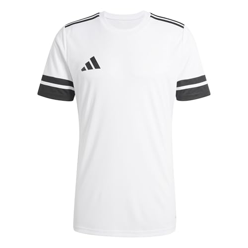 Adidas Men's SQUADRA25 Jersey Short Sleeve, White/Black, L