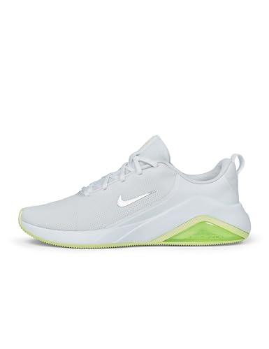Nike Bella 7 Workout-Schuh Für Damen, Weiß/Barely Volt/Metallic Silver, FZ1689-106, 39 EU (W 8 US)