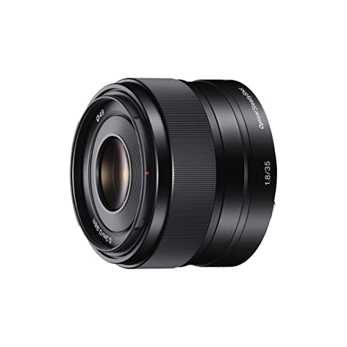 Sony SEL35F18 – 35mm F1.8 Objektiv für APS-C (lichtstarke Festbrennweite mit OSS, E-Mount, kompakt & vielseitig, passend für Sony Alpha ZV-E10, A6400, A6700, schwarz)