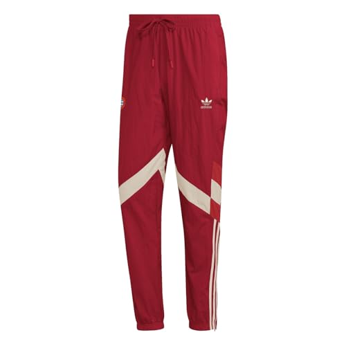 adidas Bayern München Originals Herren-Trainingshose für Erwachsene, kastanienbraun, M