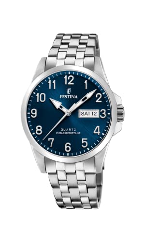 Festina Unisex ErwachseneArmbanduhr Analog Quarz Edelstahl F20357/C