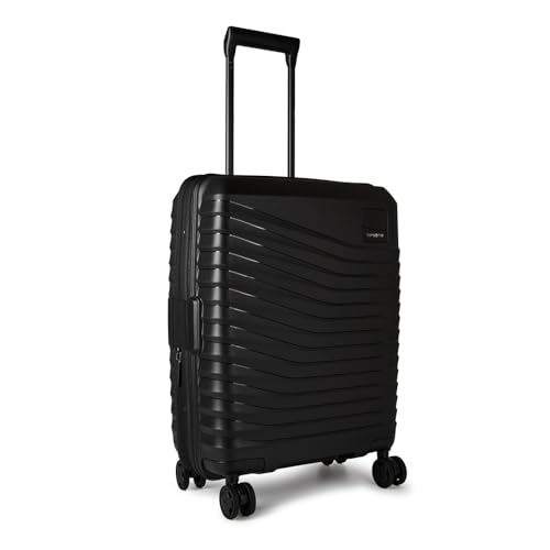 Samsonite Intuo - Spinner L, Erweiterbarer Koffer, 75 cm, 105/115 L, Schwarz (Black)
