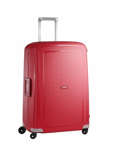 Samsonite S'Cure - Spinner L Koffer, L 75 cm, 102 L, Rot (Crimson Red)