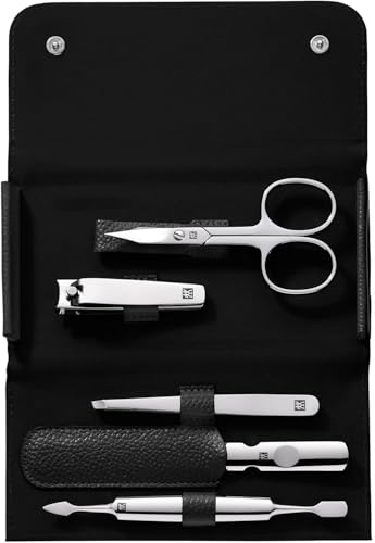 ZWILLING Maniküre-Set 5-tlg, Nagelpflege-Set mit Nagelknipser, Classic