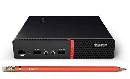 Lenovo ThinkCentre M715Q Mini Desktop Computer PC, AMD Ryzen 5 Pro 2400, 8 GB RAM, 256 GB SSD, WiFi, Bluetooth, US QWERTY Tastatur, Windows 11 Pro (Generalüberholt)