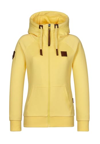 Naketano Damen Sweatjacke Brazzo, Farbe:ed Yellow Melange, Größe:M