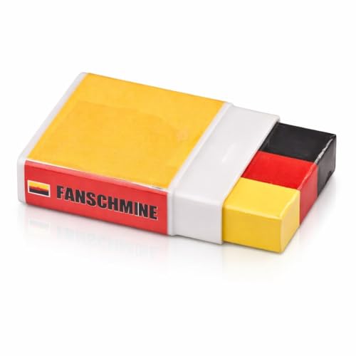 Schminkstift Fanartikel Deutschland Schminke schwarz, rot, gelb (Gold), als Deko, Dekoration, Partydeko für Fußball, Fußball Weltmeisterschaft 2026 (1)