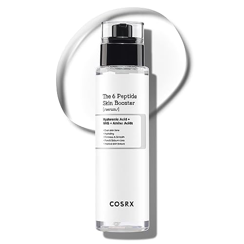 COSRX 6 Peptide Collagen Serum Gesicht & Toner Gesicht für Hauterneuerung & Straffung mit Niacinamid & Hyaluronsäure, verbessert Hautelastizität, beruhigender Hautpflege-Booster, Korean Skincare 150ml