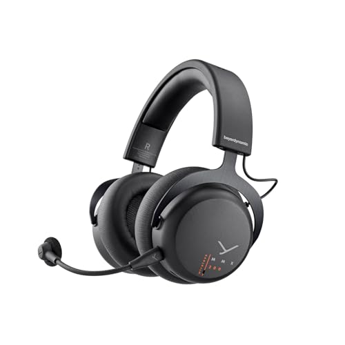 beyerdynamic MMX 200 Wireless Gaming-Headset mit Mikrofon, kabelloser Kopfhörer mit USB-Dongle