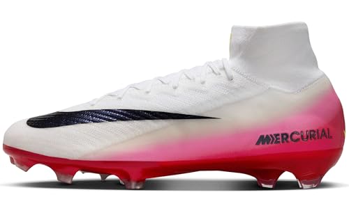 Nike Mercurial Superfly 10 Elite Fg High-Top-Fußballschuh Für Normalen Rasen, University Red/Dark Obsidian, HJ7321-600, 43 EU (9.5 US)