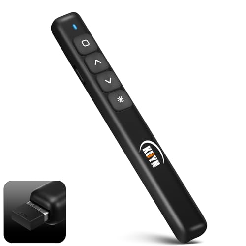 KUIYN Wireless Presenter, Pointer für Präsentationen, Lehrer Zubehör, Powerpoint Fernbedienung, Pointer Control (B3)