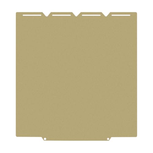 Doppelseitige Goldene PEI Bauplatte für Snapmker U1, Strukturierte PEI Platte Druckbettplattform Federstahl-Flexible Platte für Snapmker U1, 276 x 293mm
