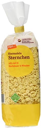 tegut... Eiernudel Sternchen, 1 x 250 g
