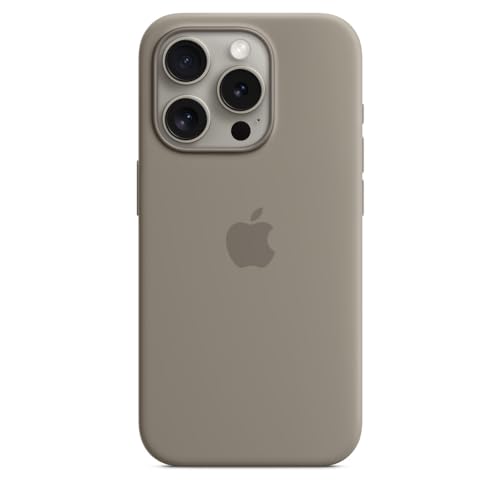 Apple iPhone 15 Pro Silikon Case mit MagSafe – Tonbraun ​​​​​​​