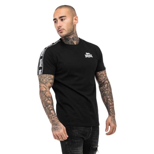 Lonsdale London BRINDISTER Männer T-Shirt schwarz L 100% Baumwolle Streetwear