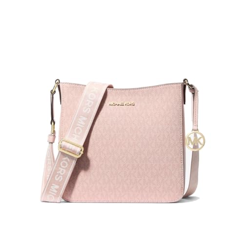 Michael Kors - Umhängetasche für Damen, Reisejet-Muster, mit kleinem Signaturlogo (rosa Weizenpulver)