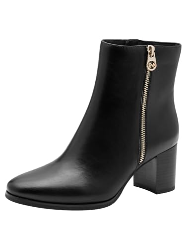 Marco Tozzi by Guido Maria Kretschmer Damen Stiefeletten mit Reißverschluss Elegant, Schwarz (Black), 38 EU