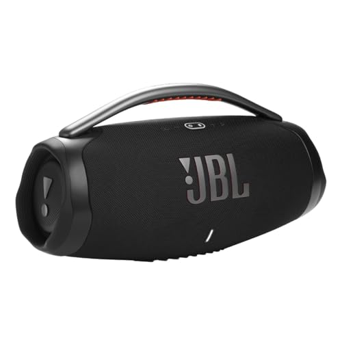 JBL Boombox 3 – Kabelloser Bluetooth-Lautsprecher – Tragbare, wasserdichte Musikbox mit Innen - und Außenmodus – 24 Stunden Spielzeit – Schwarz