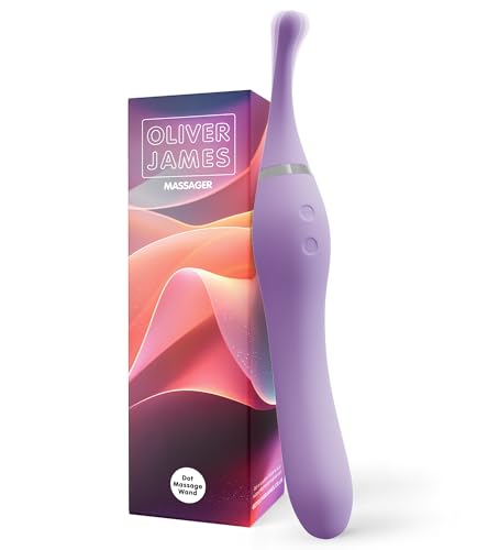 Oliver James Klitoris-Vibrator Wand für Frauen mit 10 Lustmodi