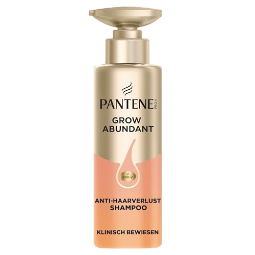 Pantene Grow Abundant Anti-Haarverlust-Shampoo 290 ml für Stärkeres, Längeres und Dichteres Haar* in 8 Wochen. Für Verbesserte Haarelastizität. Mit 900 mg Pro-Vitamin-Komplex und Niacinamid