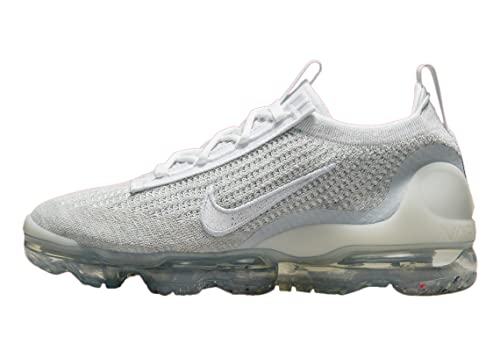 Nike Damen W Air Vapormax 2021 FK Gymnastikschuh, Reines weißes Platin, 38.5 EU
