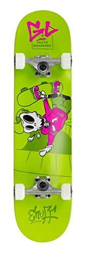 Enuff Skateboards Skully Complete Skateboard, Unisex, Erwachsene, Grün (Grün), 19,9 cm (7,75 Zoll)