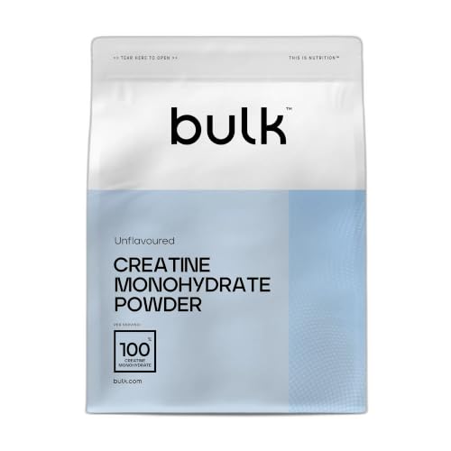 Bulk Creatin Monohydrat Pulver, Geschmacksneutral, 500 g