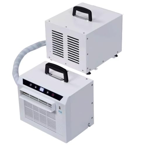 13.000 BTU Split-Klimaanlage, tragbare Innen- und Außeneinheit mit Touchpanel, 12-Stunden-Timer, Fernbedienung, leise Kühlung für Zuhause, Büro, Camping und Wohnmobil, einfache Installation, keine M