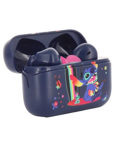 Buds Midnight Stitch Kabellose Bluetooth Ohrhörer - In Ear Kopfhörer mit Mikrofon, über 28 Stunden Wiedergabezeit, Aktive Geräuschunterdrückung Ohrhörer mit IPX4-Zertifizierung und kabellosem Ladecase