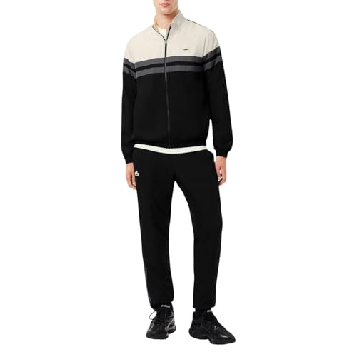 Lacoste Sport Trainingsanzug Herren WH6305, Farbe:Schwarz A5I, Textil:S