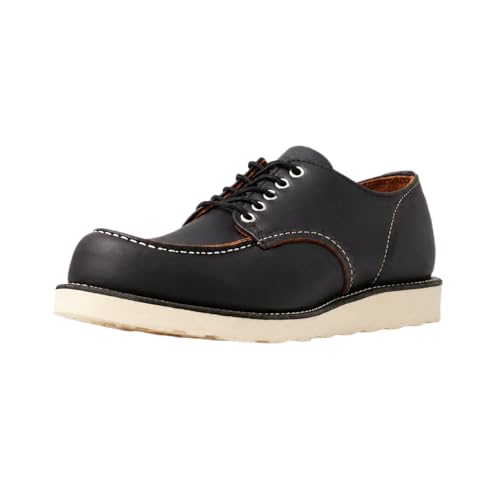 Red Wing Herren Shop Moc Oxford, Black Prairie, 42.5 EU