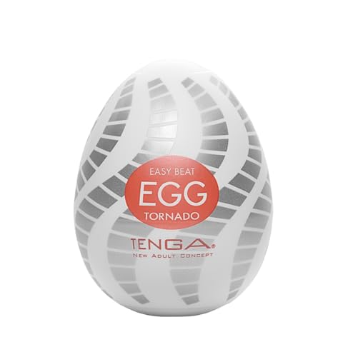 TENGA EGG Tornado Masturbator für Männer - Masturbationshilfe inklusive 5ml Lotion - Einwegprodukt - 1 Ei (1er Pack)