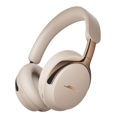 Bose QuietComfort Ultra Bluetooth-Kopfhörer (2. Gen.), kabellose Kopfhörer mit räumlichem Klang, Over-Ear-Noise-Cancelling mit Mikrofon, bis zu 30h Wiedergabedauer, Treibholz-Sand -Limited Edition